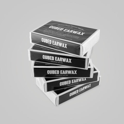 Cubed earwax pile of five boxes