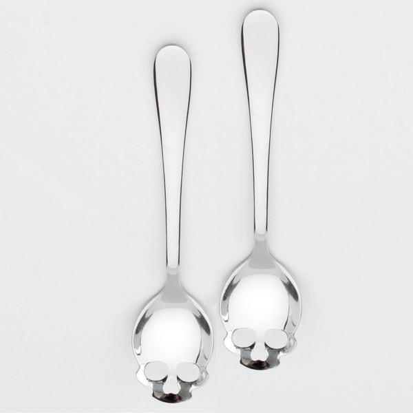 Skull teaspoons set of 2