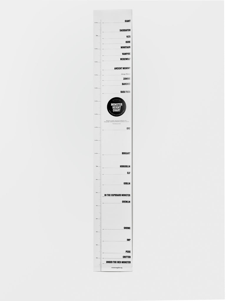 Monster Height Chart