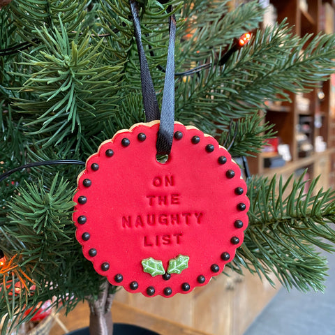 On the Naughty List Biscuit