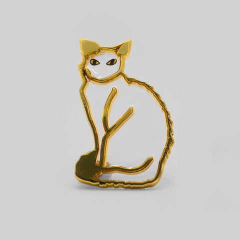 Wells Invisible Cat - Pin Badge