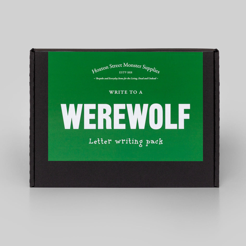 Werewolf Letter Writing Pack β Hoxton Street Monster Supplies